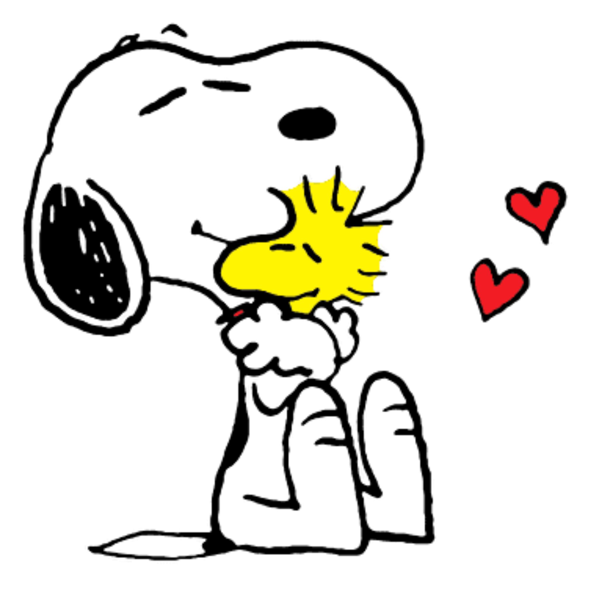 Snoopy Abraçando